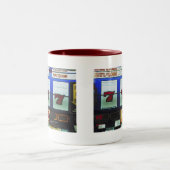 Lucky Slot Machine Winner Tweekleurige Koffiemok (Center)