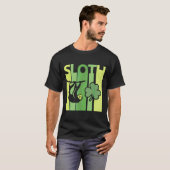 Lucky Sloth St Patrick S Day  Retro S T-shirt (Voorkant volledig)