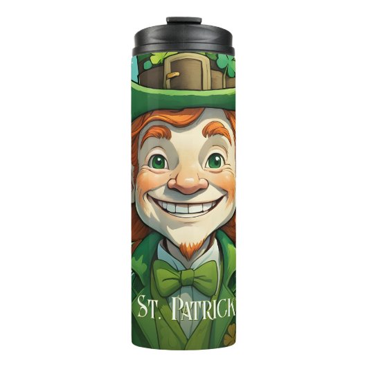 Lucky Smiles op St. Patrick's Day Thermosbeker (Voorkant)