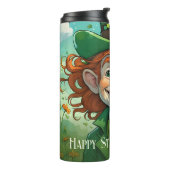 Lucky Smiles op St. Patrick's Day Thermosbeker (Gedraaid links)