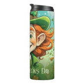 Lucky Smiles op St. Patrick's Day Thermosbeker (Geroteerd rechts)
