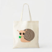 Lucky Snail Canvas tas (Voorkant)