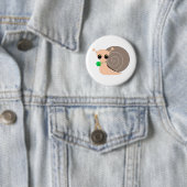 Lucky Snail met Clover-Button Ronde Button 5,7 Cm (In situ)
