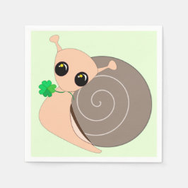 Lucky Snail Napkins - Aangepaste kleuren Servet