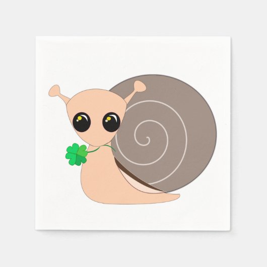 Lucky Snail Napkins Servet (Voorkant)
