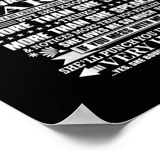 Lucky Son opgevoed door een Geweldige mam cadeau v Poster (Hoek)