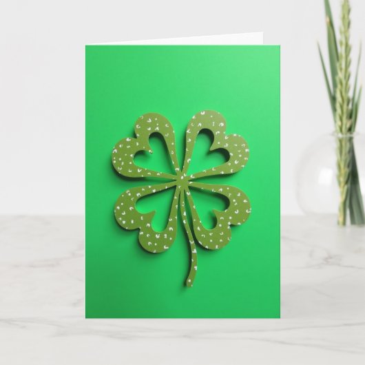 Lucky Speelse Klaverkaart Kaart (Voorkant)