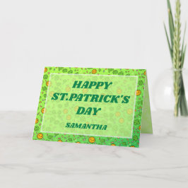 Lucky Sprinkles St. Patrick’s Day Card Kaart