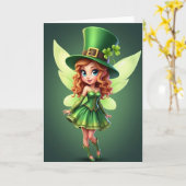 Lucky Sprite Festive Kaart (Gele Bloem)