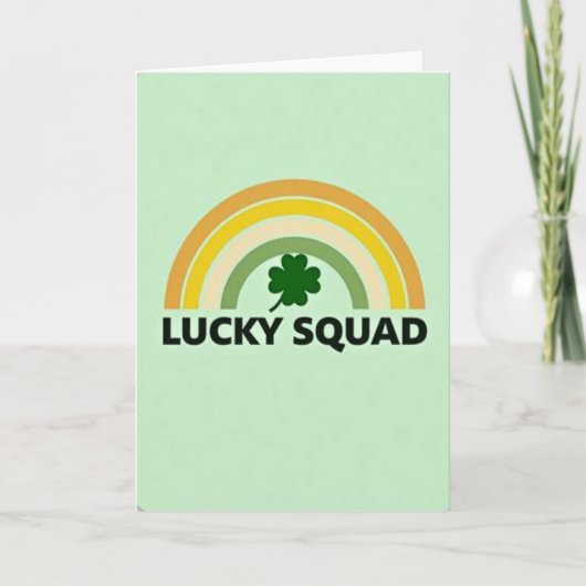 Lucky Squad Rainbow Card Kaart (Voorkant)