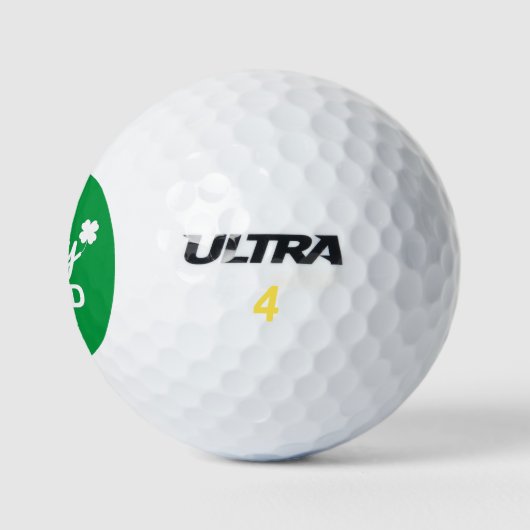 Lucky Squad St. Patrick's Day Golfballen (Logo)