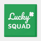 Lucky Squad St. Patrick's Day Magneet (Voorkant)