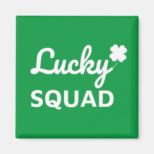 Lucky Squad St. Patrick's Day Magneet
