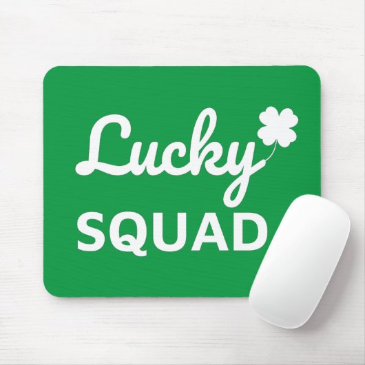 Lucky Squad St. Patrick's Day Muismat (Met muis)