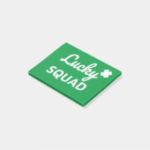 Lucky Squad St. Patrick's Day Post-it® Notes (Schuin)