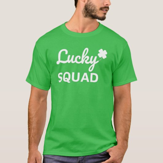 Lucky Squad St. Patrick's Day T-shirt (Voorkant)