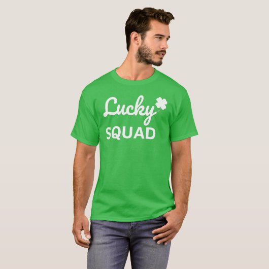 Lucky Squad St. Patrick's Day T-shirt (Voorkant volledig)