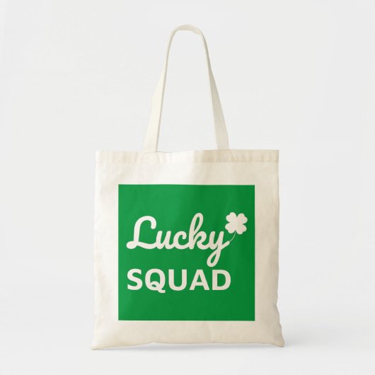 Lucky Squad St. Patrick's Day Tote Bag (Voorkant)