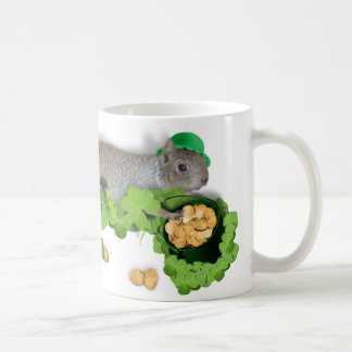 Lucky Squirrel met potten goud Koffiemok