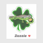 Lucky Squirrel St. Patrick's Day Sticker (Vel)