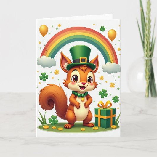 Lucky Squirrels Dag Kaart (Voorkant)