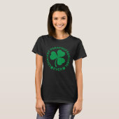 Lucky St Patrick s Day Luckiest Paraprofessional E T-shirt (Voorkant volledig)