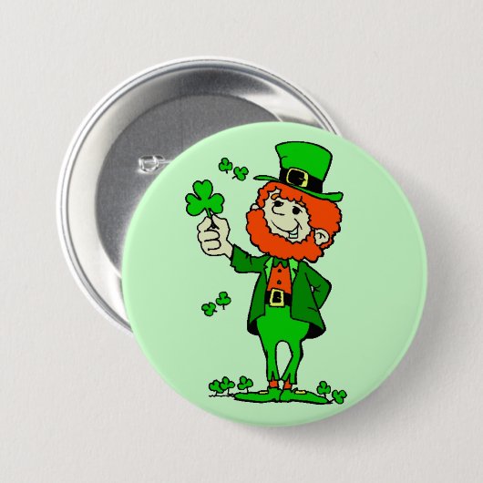 Lucky St. Patrick's Button (Voorkant /achterkant)