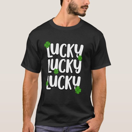 Lucky - St Patricks dag T-shirt (Voorkant)