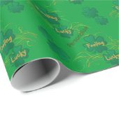 Lucky St. Patrick's Day Cadeaupapier (Rol Hoek)