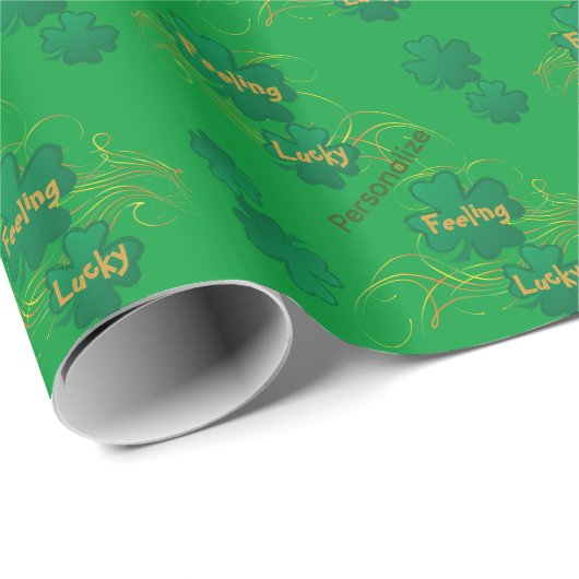 Lucky St. Patrick's Day Cadeaupapier (Rol Hoek)