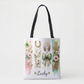 Lucky St. Patrick's Day Canvas tas (Voorkant)
