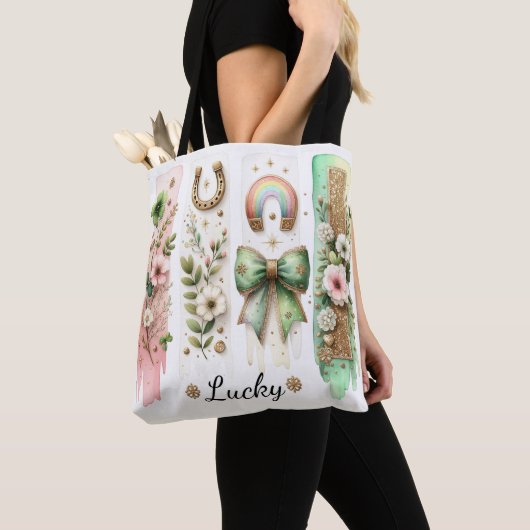 Lucky St. Patrick's Day Canvas tas (Dichtbij)