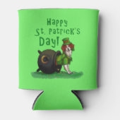 Lucky St. Patrick's Day Dog Blikjeskoeler (Voorkant)