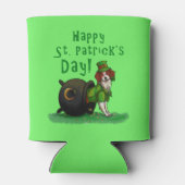 Lucky St. Patrick's Day Dog Blikjeskoeler (Achterkant)