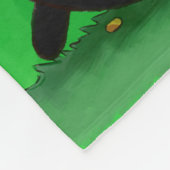 Lucky St. Patrick's Day Dog Fleece Deken (Hoek)