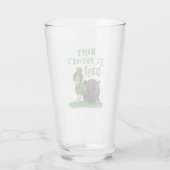 Lucky St. Patrick's Day Dog Glas (Achterkant)