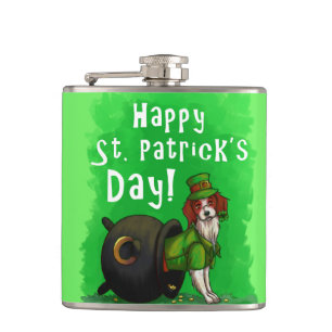 Lucky St. Patrick's Day Dog Heupfles