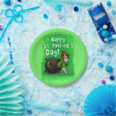 Lucky St. Patrick's Day Dog Papieren Bordje (Feest)