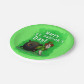 Lucky St. Patrick's Day Dog Papieren Bordje (Gekanteld)