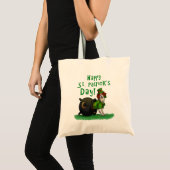 Lucky St. Patrick's Day Dog Tote Bag (Voorkant (product))