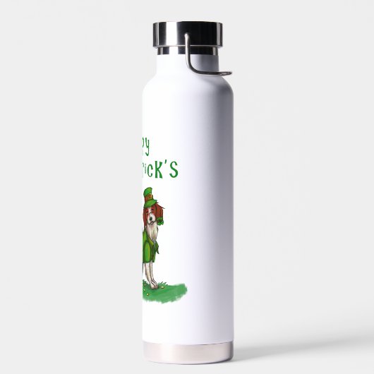 Lucky St. Patrick's Day Dog Waterfles (Links)