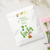 Lucky St. Patrick's Day Favor Bag Bedankzakje (Gezegeld)