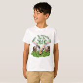 Lucky St. Patrick's Day Geese T-shirt (Voorkant volledig)