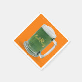 Lucky St. Patrick's Day Green Beer Servet (Hoek)