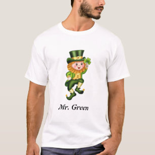 Lucky St Patrick's Day Green Gnome T-shirt