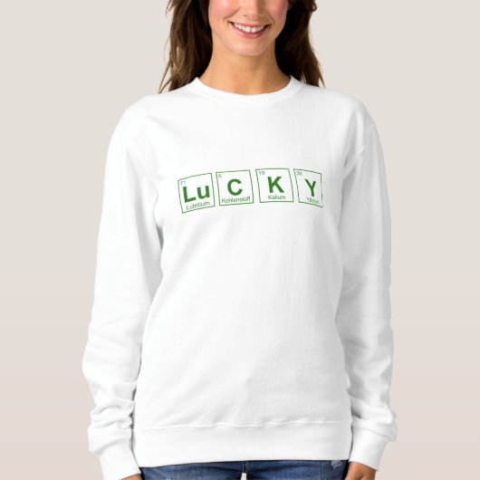 Lucky St Patricks Day Happy Green Items Trui (Voorkant)
