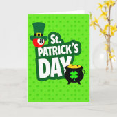 Lucky St. Patrick's Day Kaart (Gele Bloem)