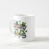 Lucky St. Patrick's Day Kittens-47474 Koffiemok (Voorkant links)