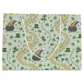 Lucky St Patricks Day Luck & Joy Groot Cadeauzakje (Achterkant)