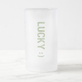 Lucky St. Patrick's Day Matglas Bierpul (Center)